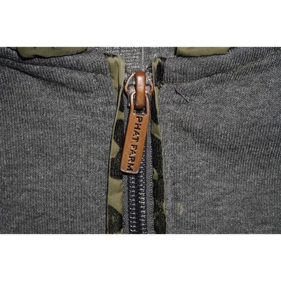 Phat Farm Kids Camo Patch Zip-Up Hoodie – Size 4T Y2K - Picture 4 of 8